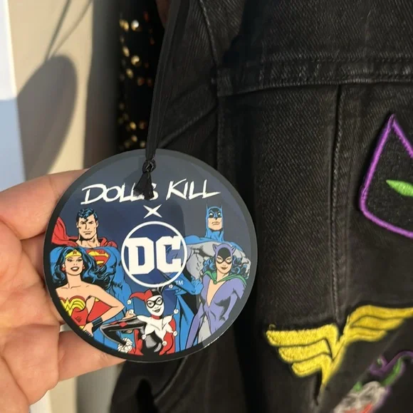 DC black denim jacket